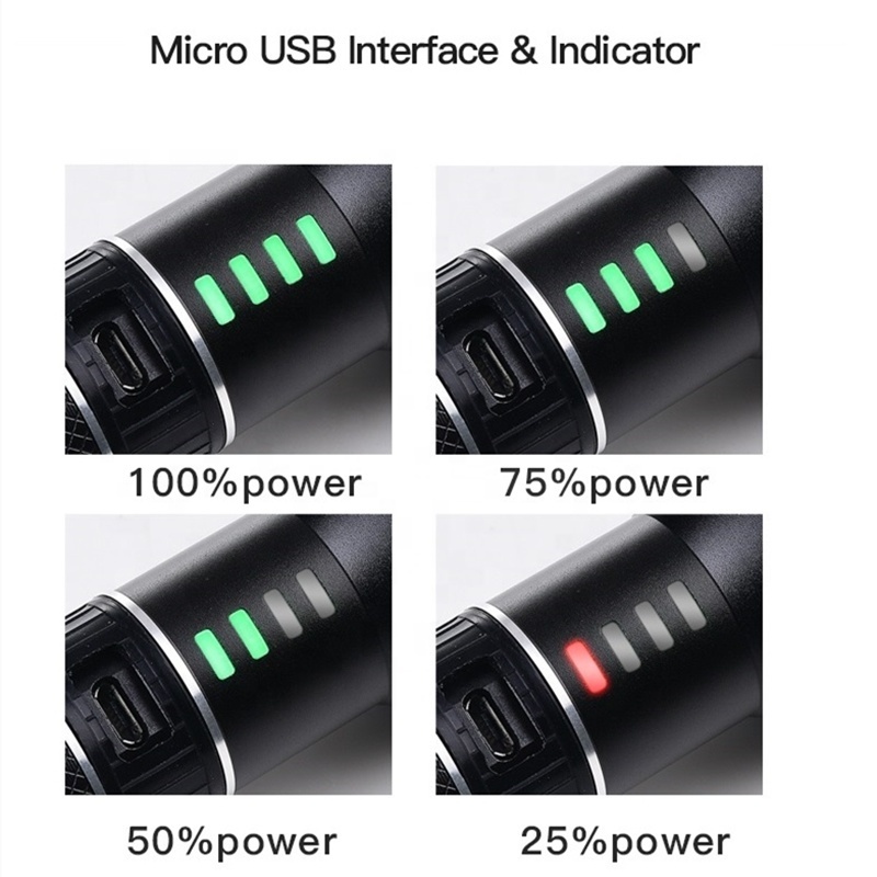 The Middle East popular Long Size LED Torch for emergency light rechargeable flashlight 300m high focus