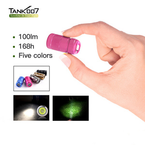 TANK007 LED lanterna torch aluminum high power EDC flashlight waterproof flash light pocket mini keychain flashlight