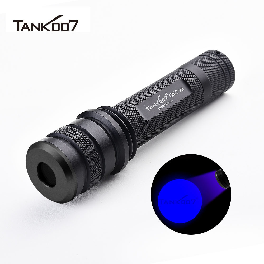 TANK007 LED uv Linterna CSI Crime Scene Investigation Forensic flashlight Torch Forensic Kit 365nm blacklight uv flashlight