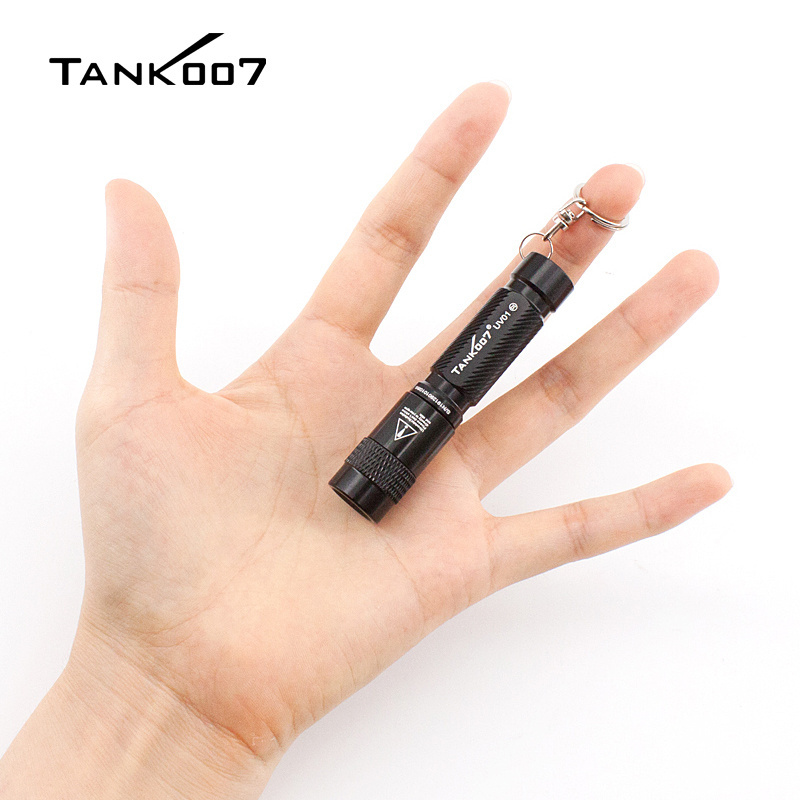 Tank007 High Lumens 365nm blacklight EDC Aluminum pocket flashlight fluorescent detection uv curing Lanterna UV flashlight