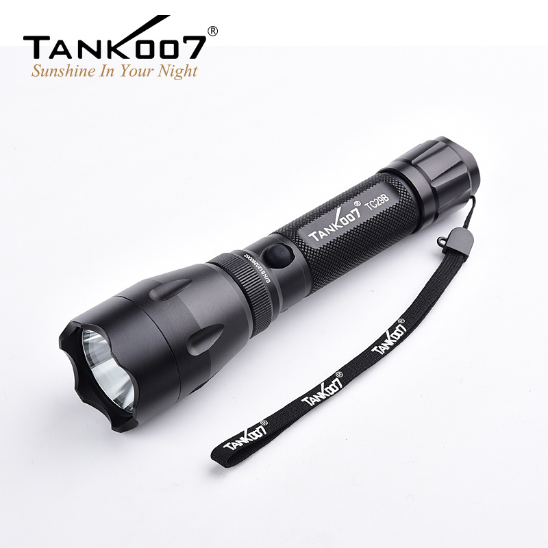 500 meters long range 5 modes 18650 battery camping outdoor security rechargeable flashlight