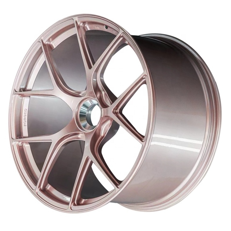 Forged Wheels 15-24 inch 18 inch 5x108 Rose Gold Wheels 19 inch Rims 5x120 5x112 5x114.3 8j 8.5j 9.5j Monoblock Wheel Hub