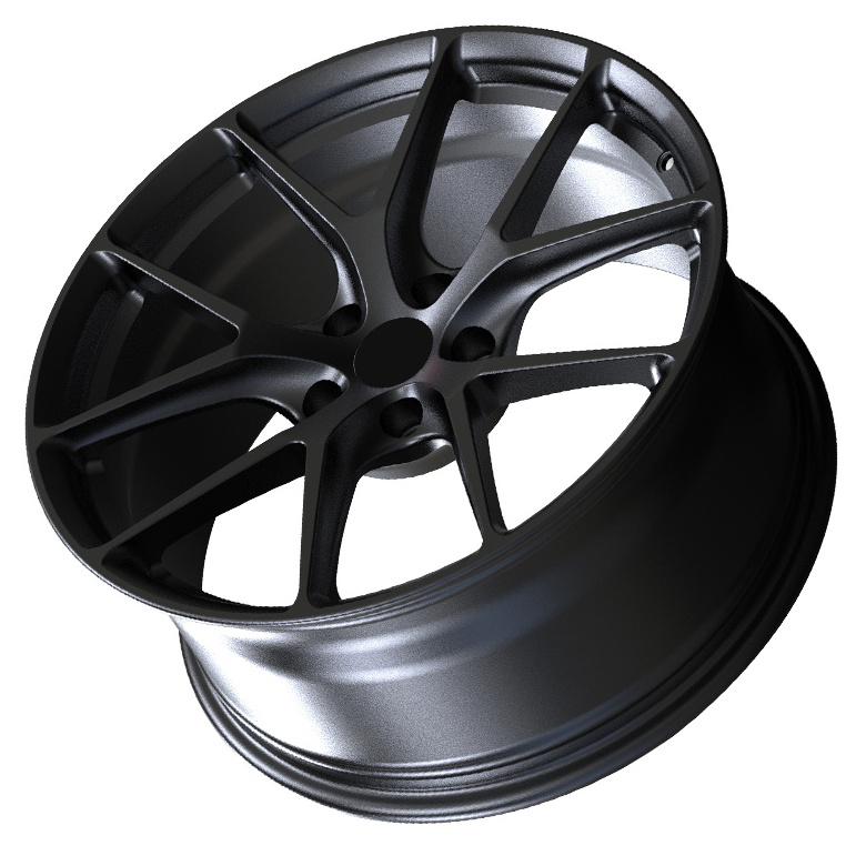 Multi Spoke Matte Black 4x100 Wheels 15 17 Alloy Wheels 14 Inch 5 Holes Wheels 5x120 Rims For Cars Toyota Rims 16 Jeep