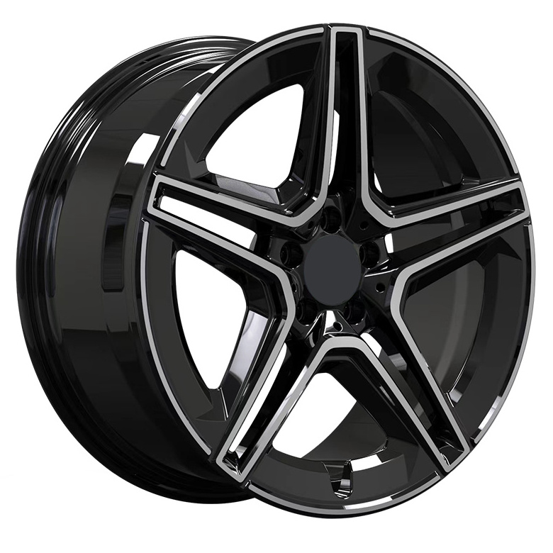 Five Spokes Full Machine Face Forged Passenger Car Aluminum Wheels 5x114.3 5x127 18 19 20 21 22 24 Inch Forged Wheels