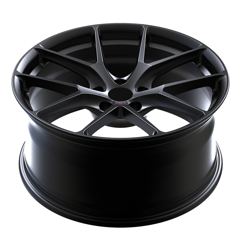 Multi Spoke Matte Black 4x100 Wheels 15 17 Alloy Wheels 14 Inch 5 Holes Wheels 5x120 Rims For Cars Toyota Rims 16 Jeep