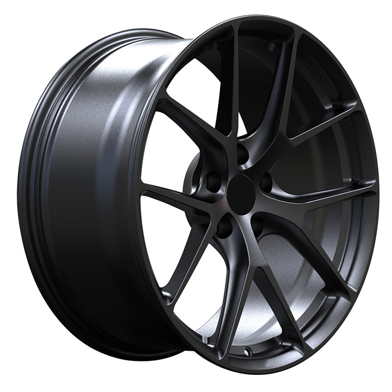 Multi Spoke Matte Black 4x100 Wheels 15 17 Alloy Wheels 14 Inch 5 Holes Wheels 5x120 Rims For Cars Toyota Rims 16 Jeep