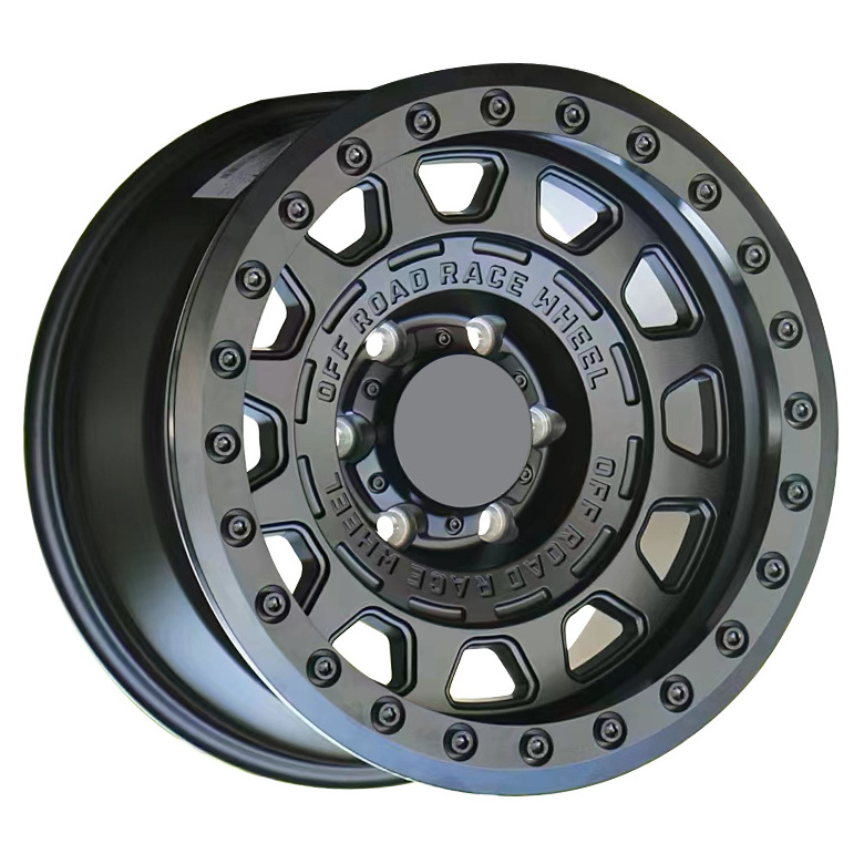 Wholesale Rim 6x139.7 5 holes rims 6 hole off road wheels 4x4 suv sport Alloy Wheels Negative Offset Real Beadlock Wheel