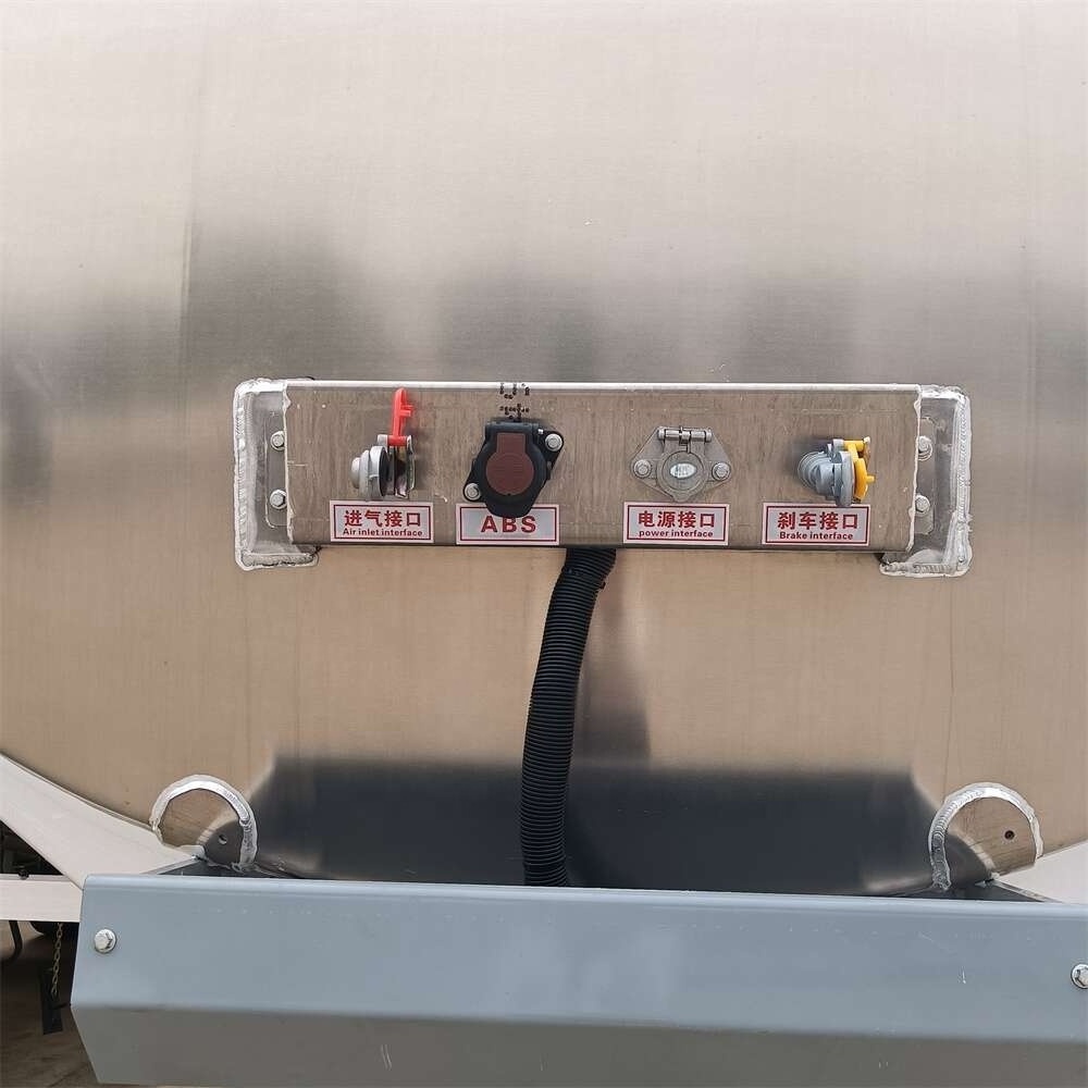 2axis Semi-trailer aluminium oil tanker truck