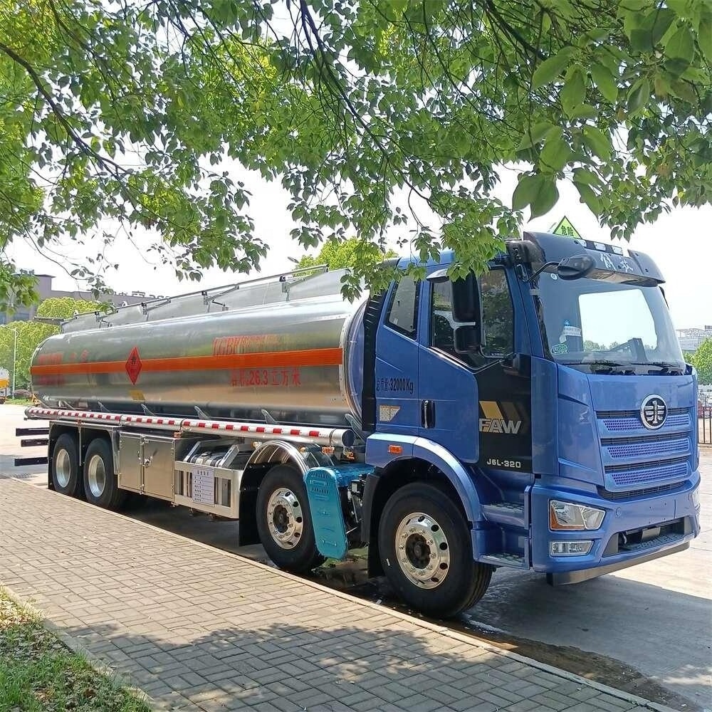 8*4High Quality Aluminium steel Q235 HINO NISSAN ISUZU JMC HOWO dongfeng FAW jiefang fuel tanker truck