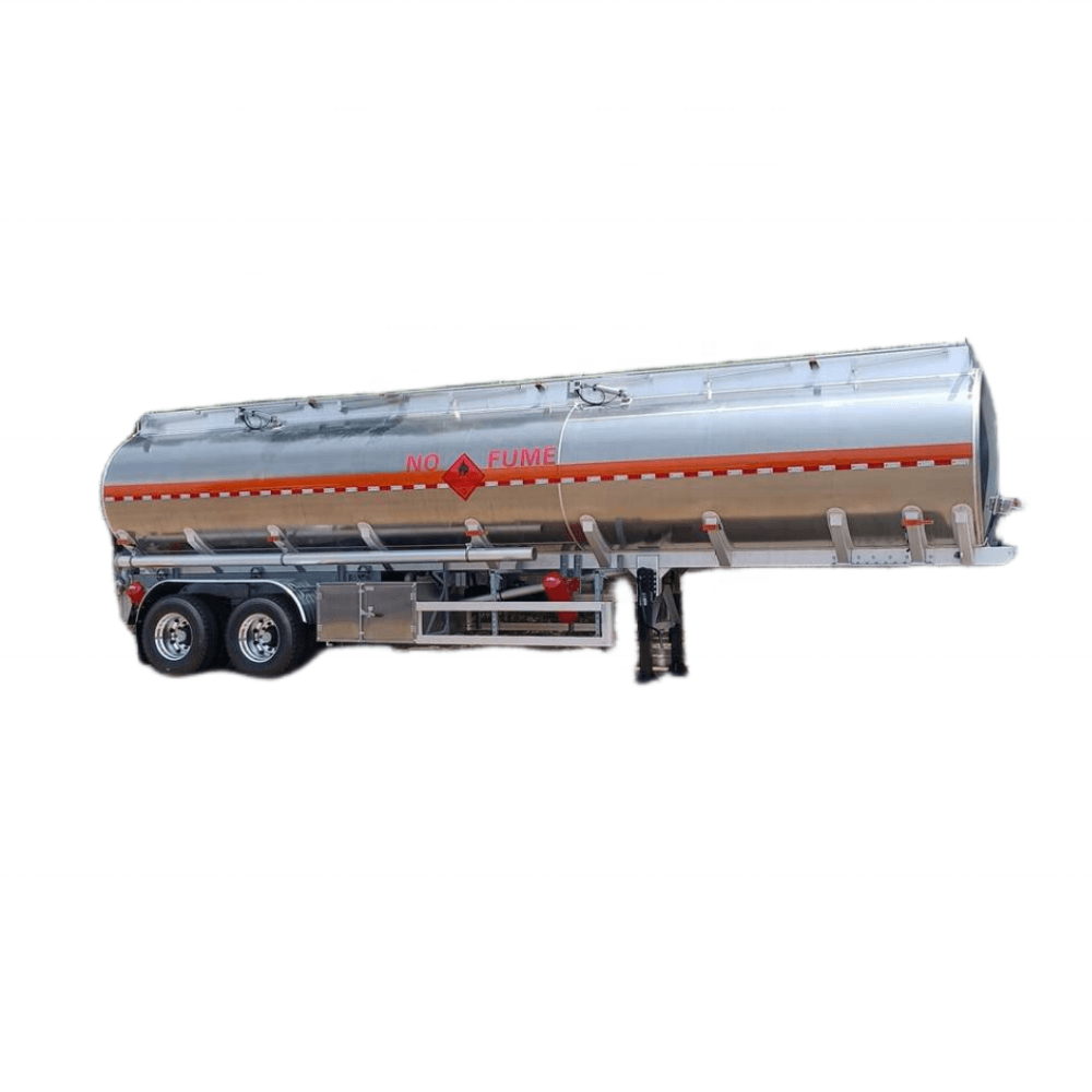 3 axis Semi-trailer aluminium fule tanker truck