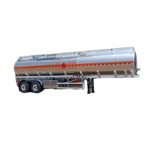 3 axis Semi-trailer aluminium fule tanker truck