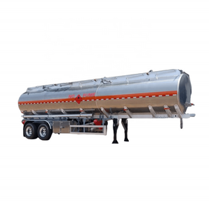 3 axis Semi-trailer aluminium 3 Tank silo underfill oil tanker truck