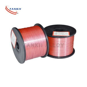 TANKII 5kg Red/ Yellow/ White Dumet Wire 0.25mm 0.35mm Solid Core Bare Nickel Plated Copper Wire