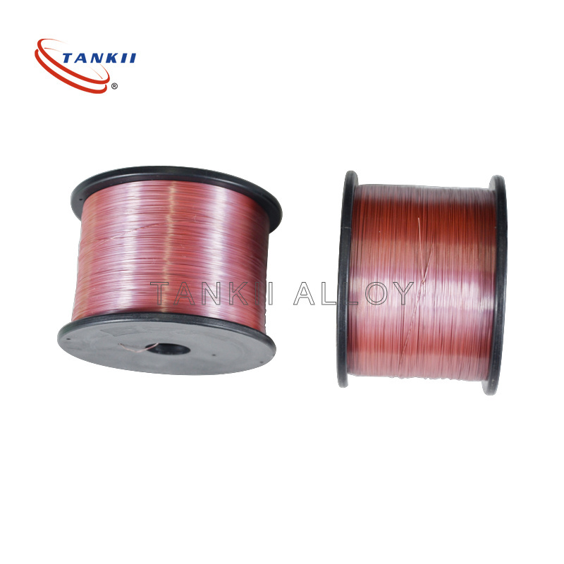 TANKII 5kg Red/ Yellow/ White Dumet Wire 0.25mm 0.35mm Solid Core Bare Nickel Plated Copper Wire