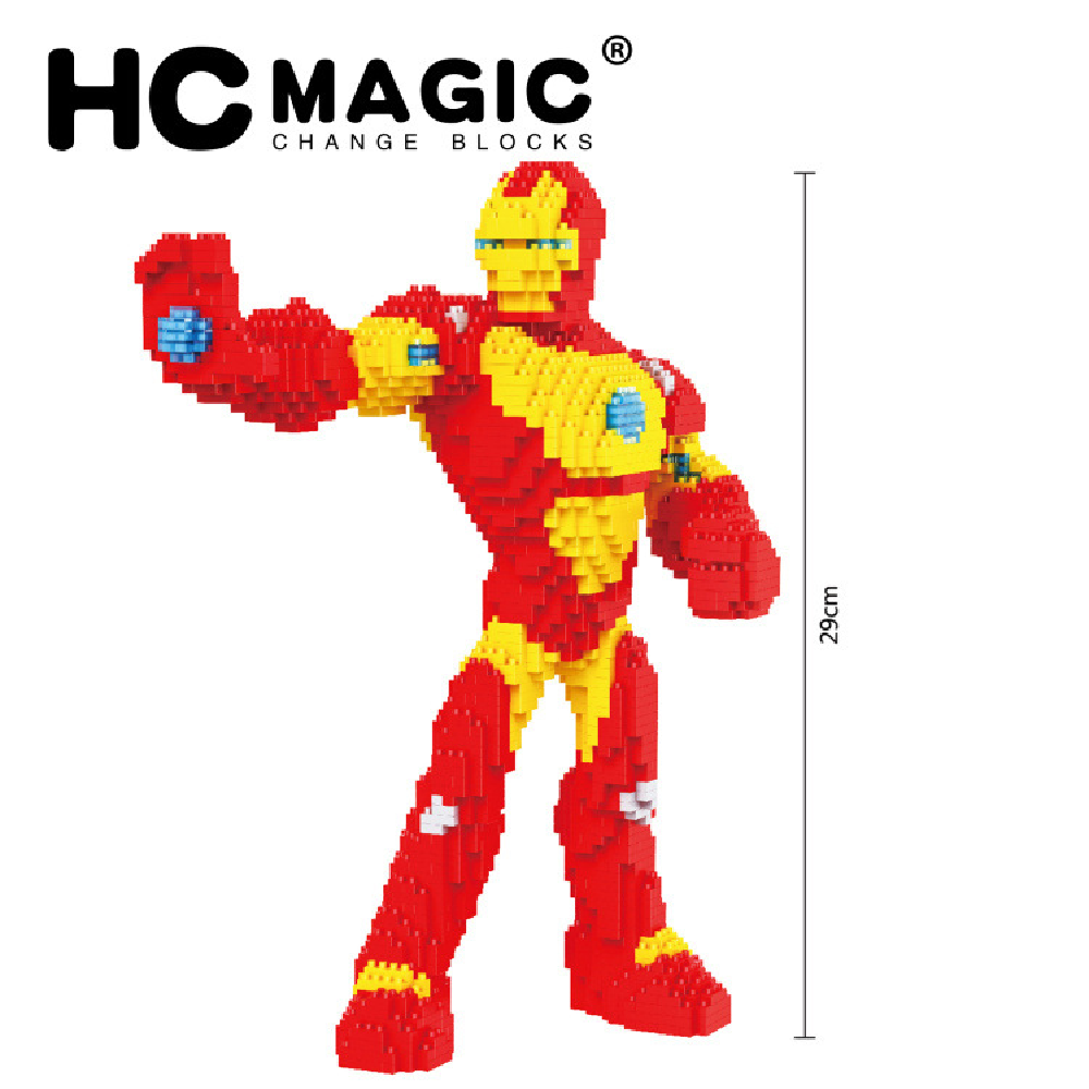 Hot Sale DIY Micro Building Blocks 3D Collection Model Spider Man Toys Super Hero Mini Bricks Figures For Kids