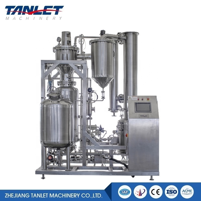 heat sensitive syrup juice concentration falling film thin film evaporator