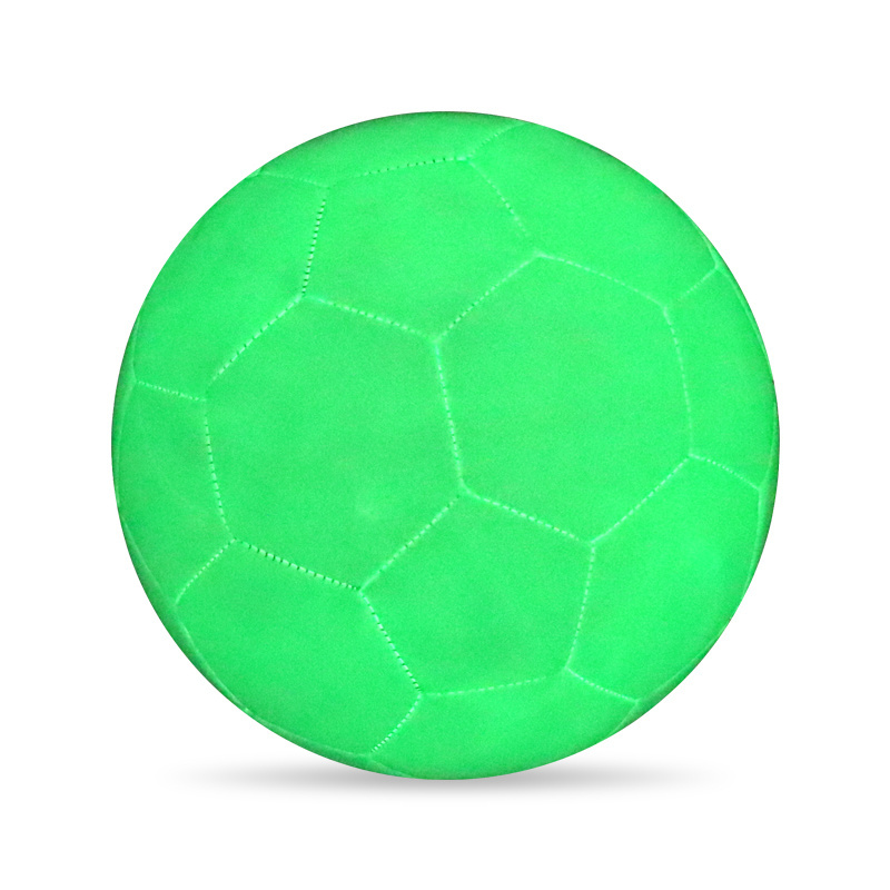 Customized Luminous Soccer Ball for Night Training Glow in The Dark with a Clear Green Light  Size 5