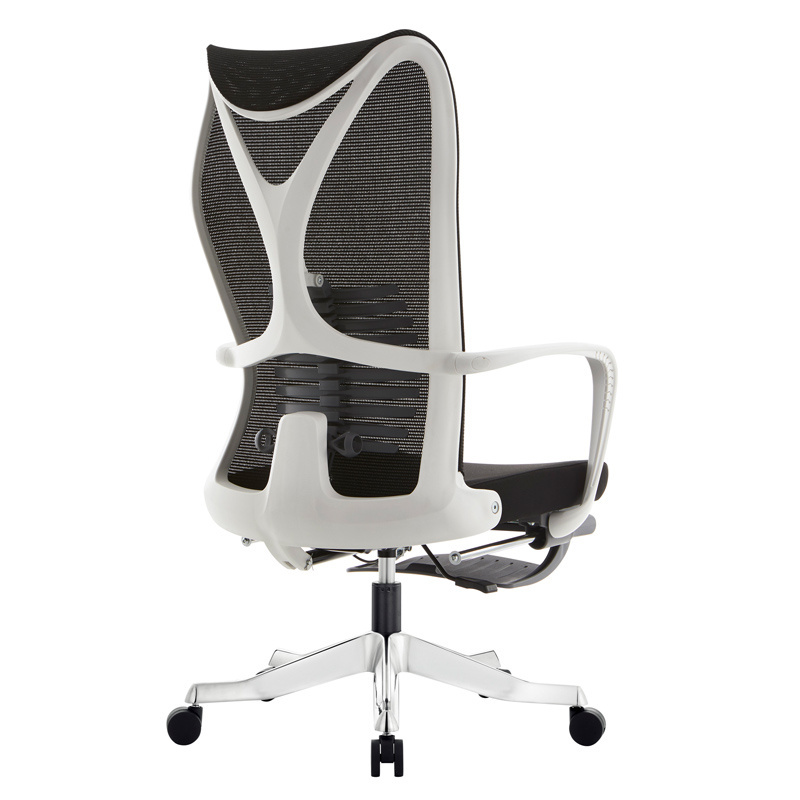 Promotional various durable using designer adjustable reclining office high back chair with footrest