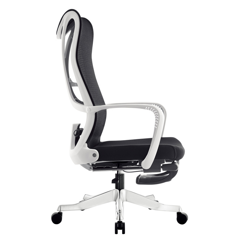 Promotional various durable using designer adjustable reclining office high back chair with footrest