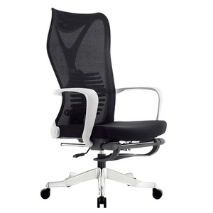 Promotional various durable using designer adjustable reclining office high back chair with footrest