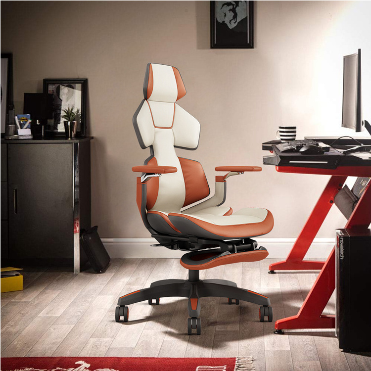 2023 Luxury Design Swivel Gaming Chair Modern Ergonomic PU High Back Adjustable Chair