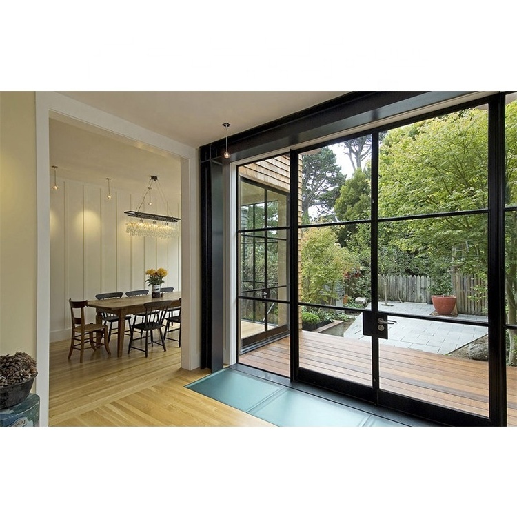 Security modern sliding glass windows metal steel iron windows wrought iron designs windows door