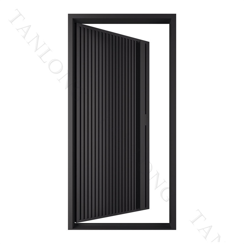 High Quality Interior Solid Iron Doors Bedroom Door Skin Modern Design Entry Front Doors Panel