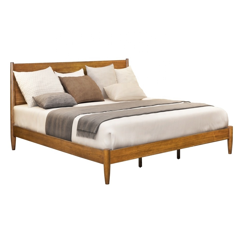 Modern Luxury Euro Top King Size Bed High Quality Solid Wood Bed 5 Star Hotel Style Furniture Manufacture Sale