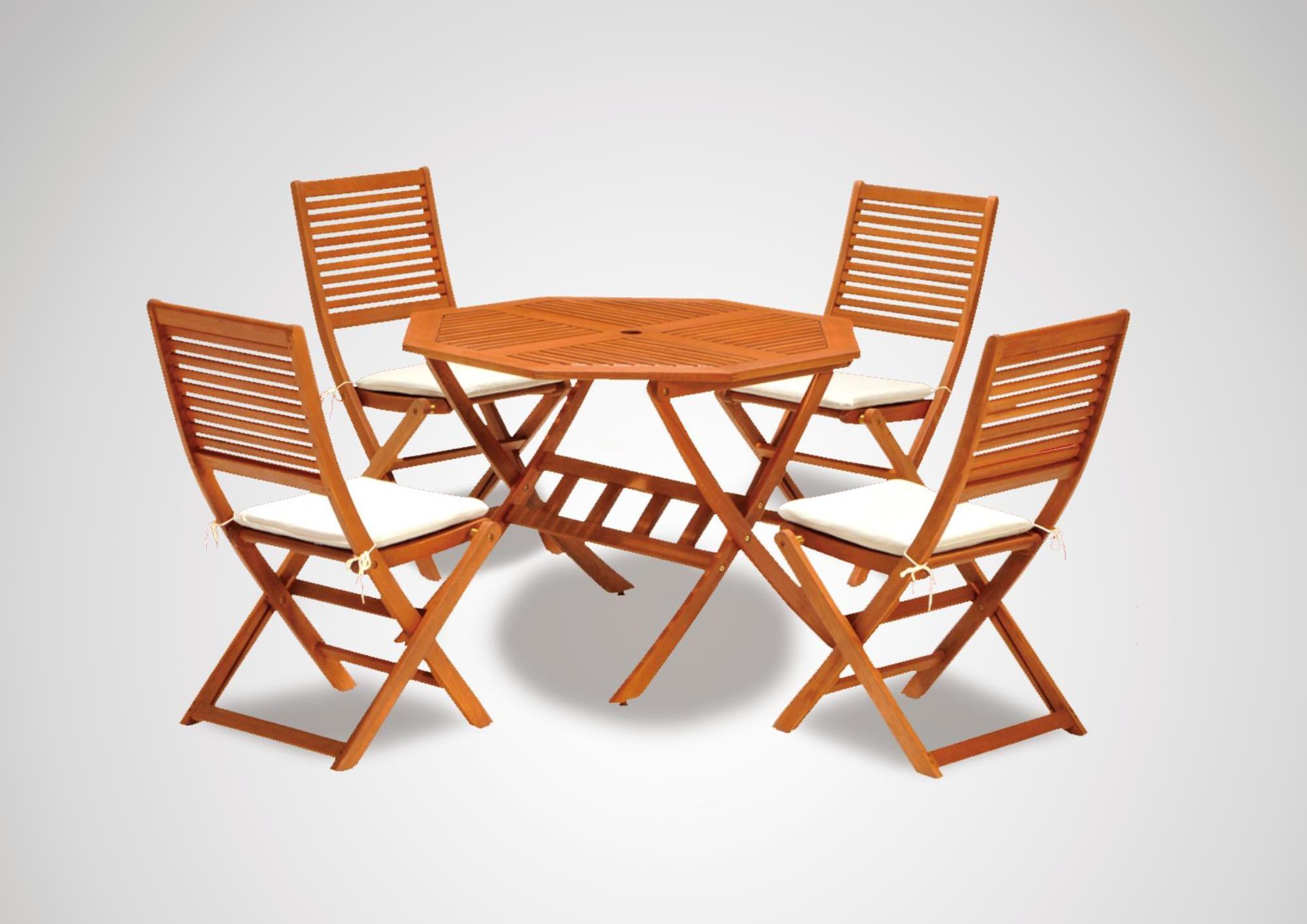 Top Quality Bistro Sets Outdoor Garden Wood Furniture Outside Table and Chair Dining Set