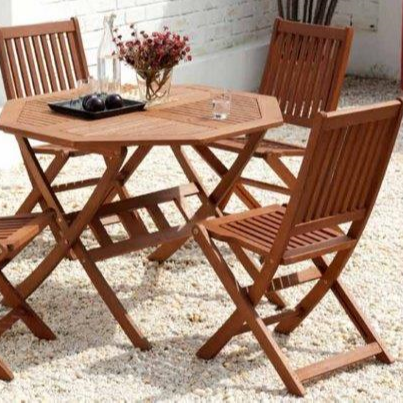 Vietnamese Furniture Cozy Garden Furniture Folding Chair 4 pcs Bistro set