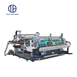 TANPU Glass belt grinder Hollow glass processing doule edge grinding machine