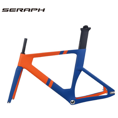 SERAPH carbon fiber frame T800 bicycle frames fixed gear bike frameset carbon frame track bike PT2945C+1505C TR013