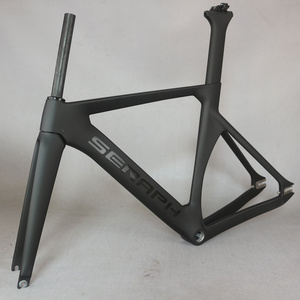 bicycle frame Toray T700 Fixed Gear Carbon Fiber Road Bike Frame BSA Carbon Track Frame TR011 700x25c