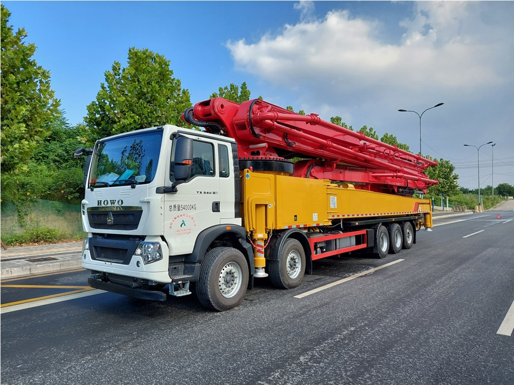 mixer concrete Benz Chassis dimensions 26m engineering construction concrete pump truck 55m second hand