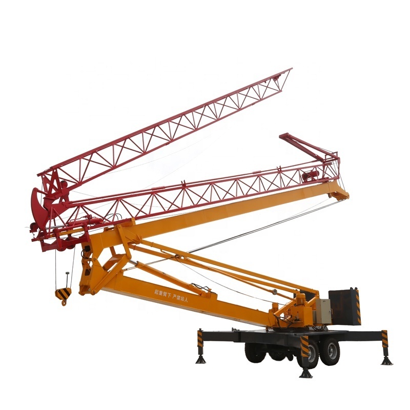 mini erecting foundation tower crane monitor hot sale