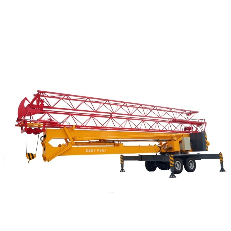 mini tc crane 80t self erecting tower cranes hot sale