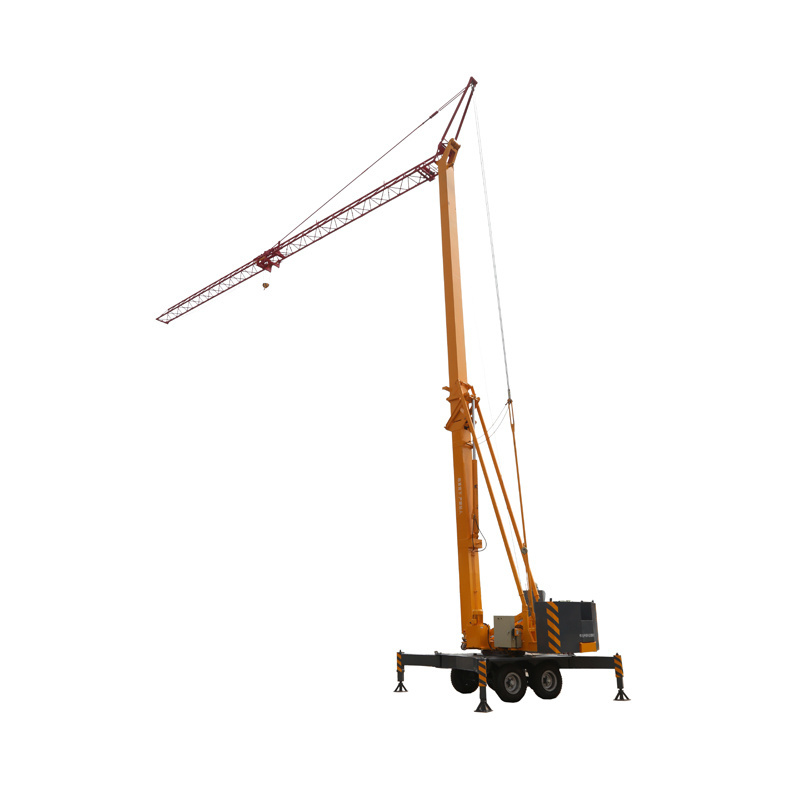 High Efficiency Remote Controlling 2ton 3ton 4ton Self Erecting Mini folding Tower Crane