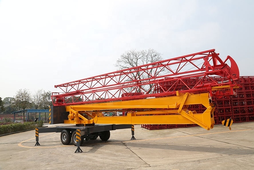 mini tc crane 80t self erecting tower cranes hot sale