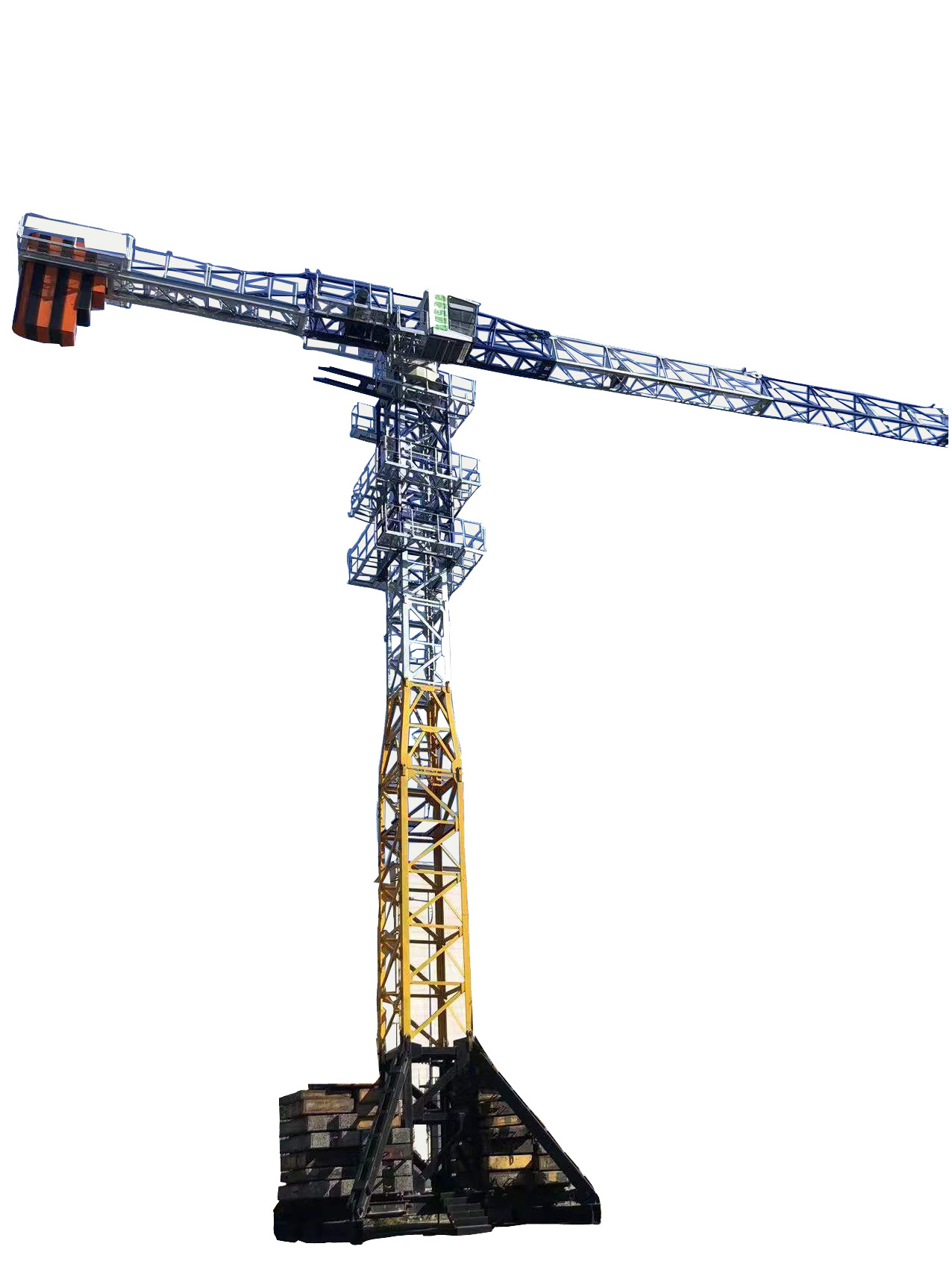 TANT mini folding tower crane 1.0T 1.5T 2T construction building hoist