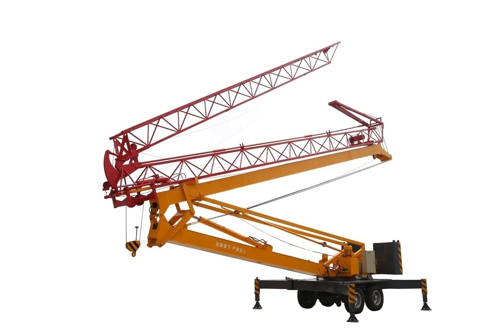 mini erecting foundation tower crane monitor hot sale