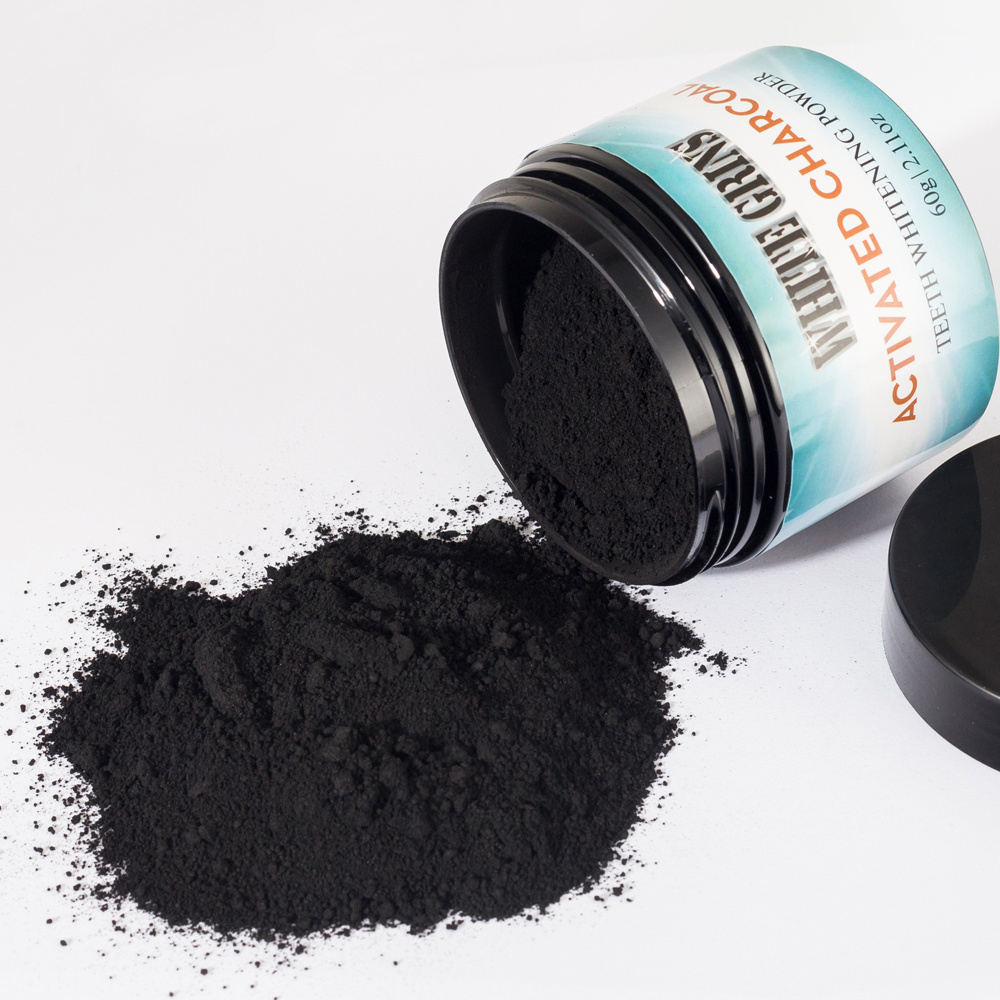 Teeth Whitening Powder Organic Teeth Whitening Activated Coconut Charcoal Powder Black Powder