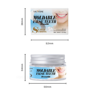 Dental Restoration Reusable Moldable Temporary False Teeth Solide Glue 30gRepair Teeth And Gaps Braces Adhesives