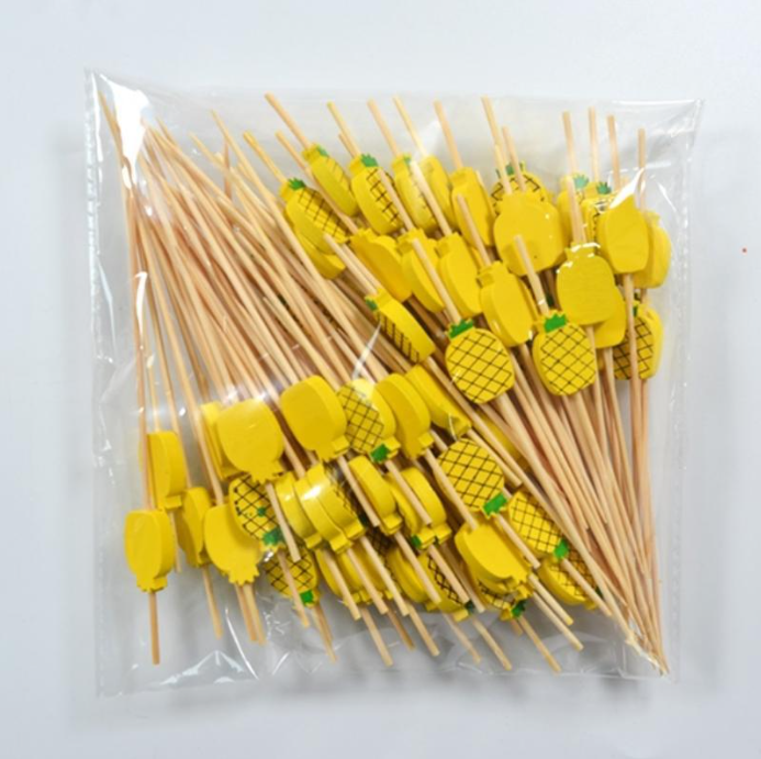 Good quality fruit picks party cocktail picks bamboo for food fruits