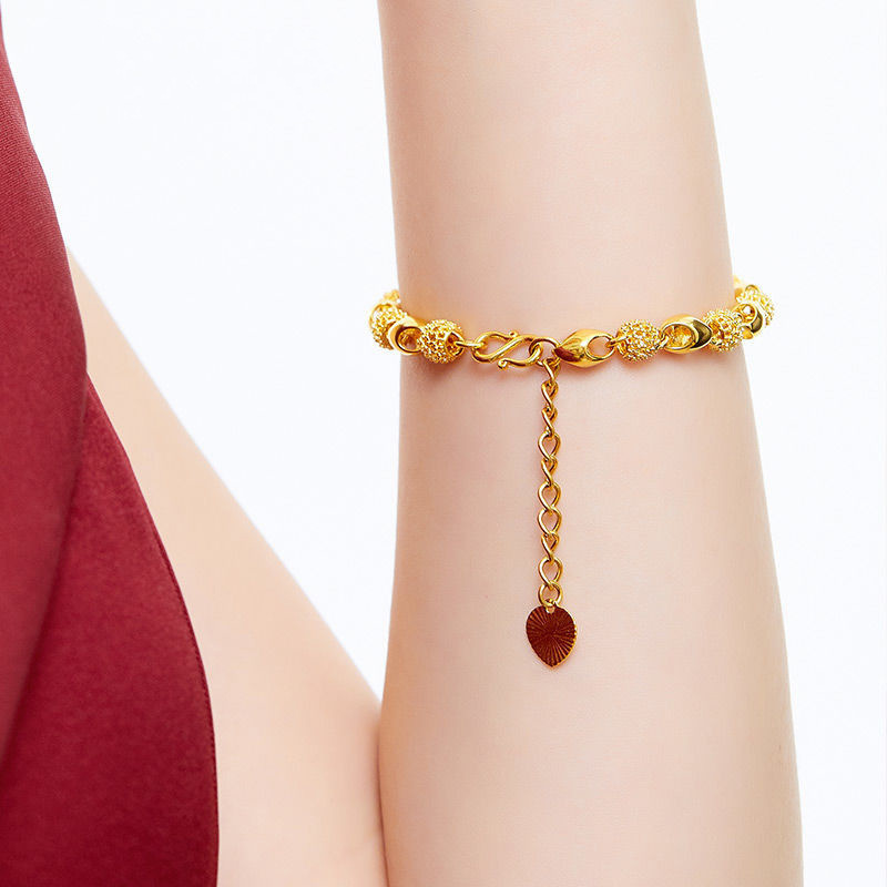 24K Gold Plated jewellery bangles classic Wedding Dubai Gold Bracelet Hollow Bracelet Bangle for Women Girls