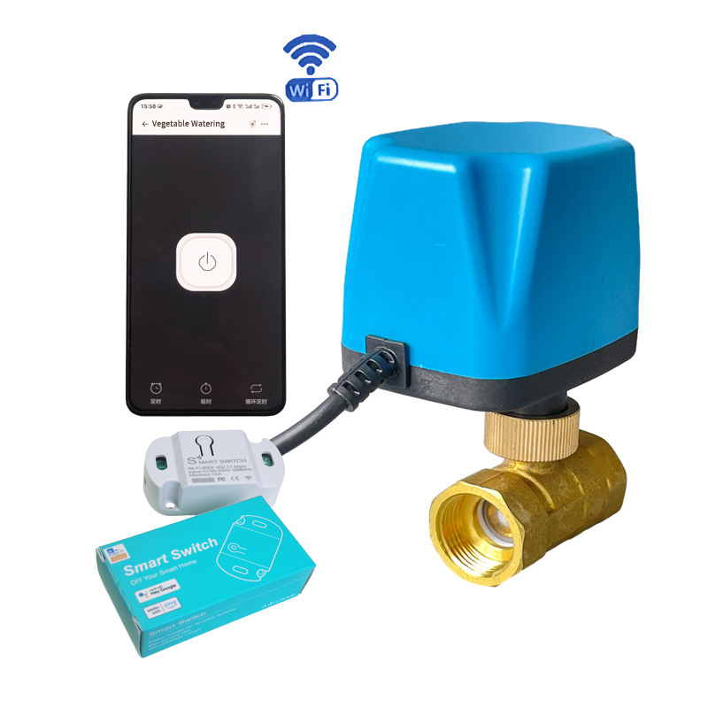 For Agricultural Irrigation Automatic Watering WiFi Smart APP Remote Controller Electric control valve