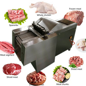 CE approved chicken cutter machine fish dicing frozen meat dicer cube cutting machine meat strips cut small meat cutting machine