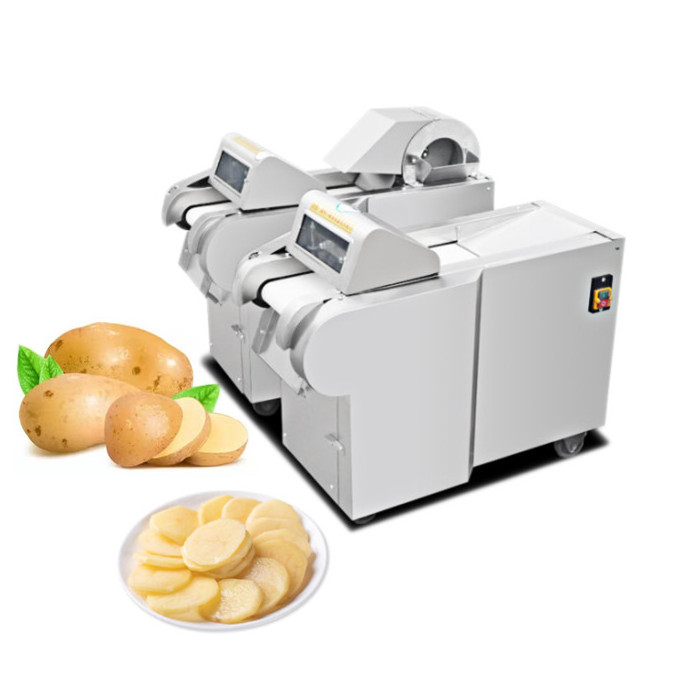 Wooden box packaging automatic onion slice machine onion slicer cutter bean sprout cress dicer vegetable machine cutting