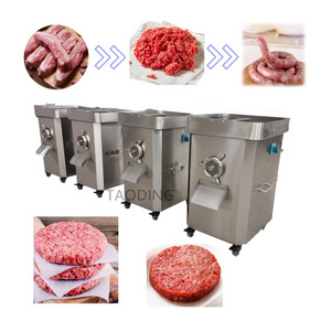 32/42/52 Industrial fresh meat grinders mixer commercial beef pork Meat grinding equipment electric frozen meat mincer machine