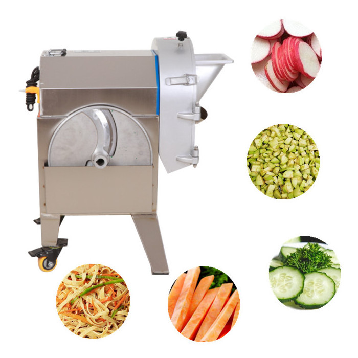 Multi-functional vegetable cutting machine potato slicing carrot slicer machine onion dicer cube cut industrial vegetable cutter