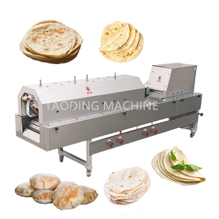 Customizable size commercial tandoori roti maker machine	naan making machine	paratha pita bread making machine